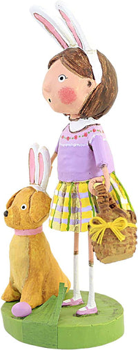 All Ears for Easter Egg Hunt with Puppy Spring Figurine