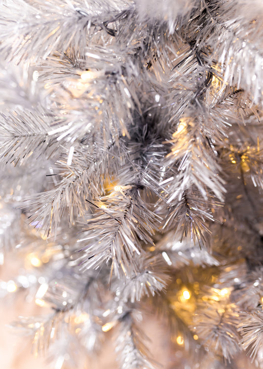 Silver Pine Christmas Tree