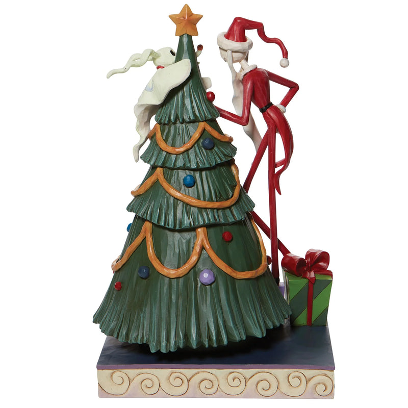 Santa Jack & Zero with Tree