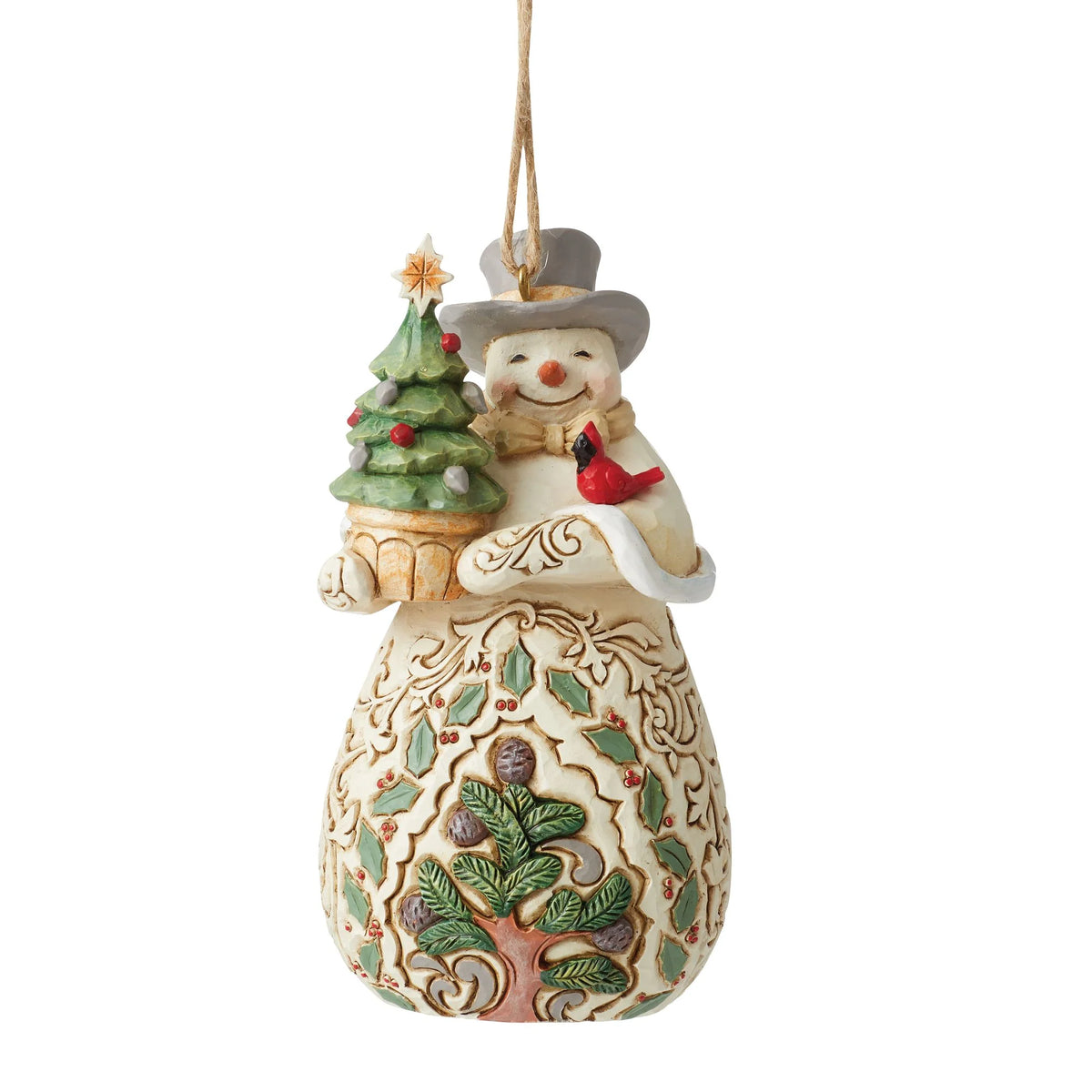 Woodland Snowman Ornament