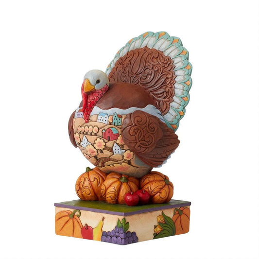 Turkey With Scene- Jim Shore