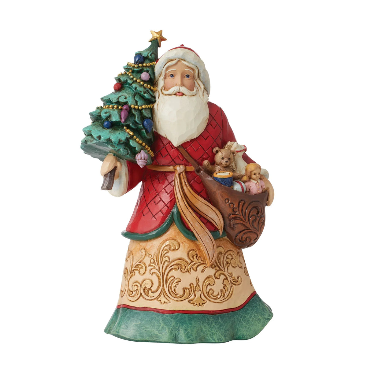 Santa with Tree & Toybag