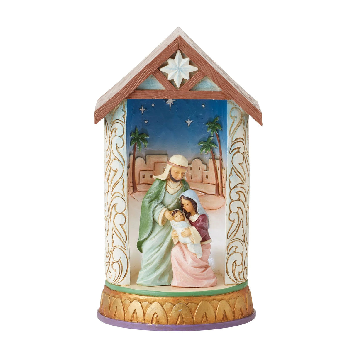 Prelit Holy Family Diorama