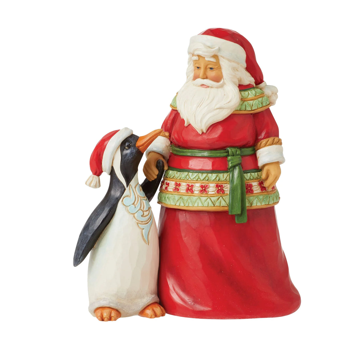 Santa with Penguin