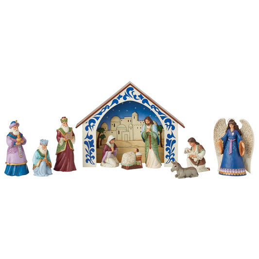 10 PC Nativity Set Figurines- Jim Shore