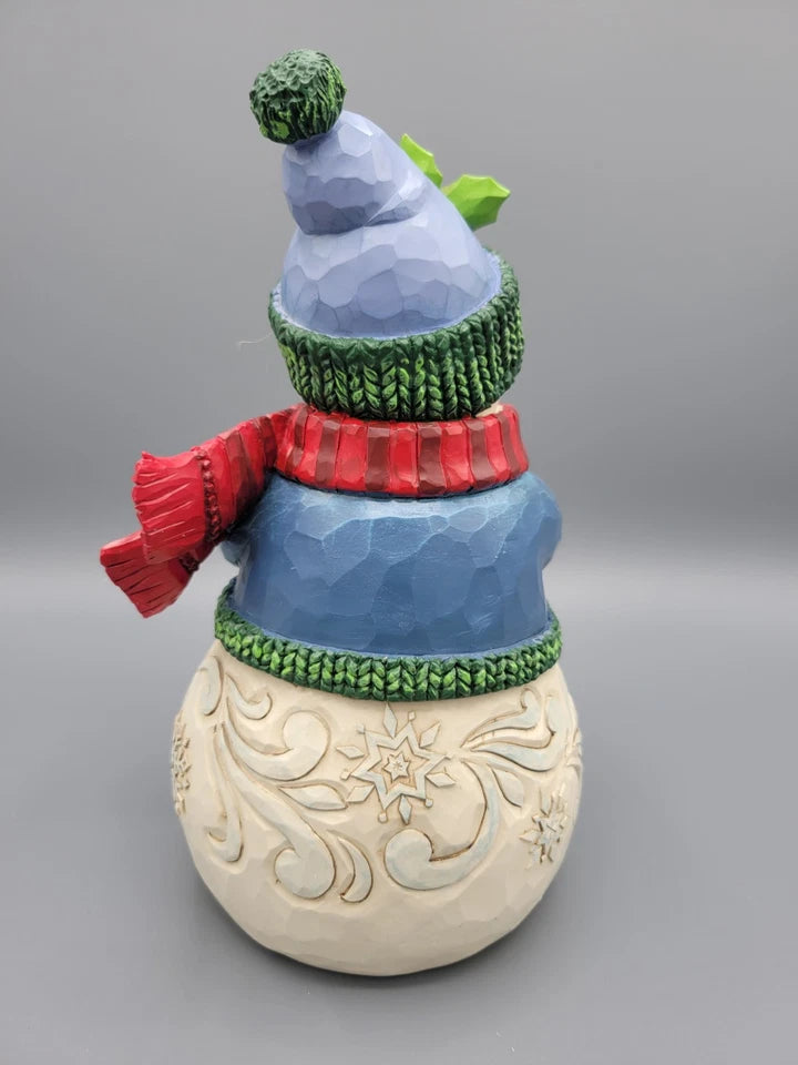 Unwrap the Joy Snowman – Modern Display
