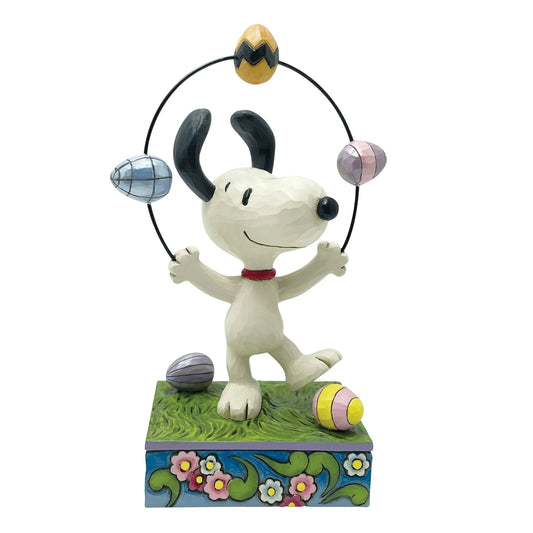 Snoopy Juggling Eggs Jim Shore Disney Traditions