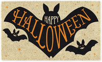 Happy Halloween Bat Doormat
