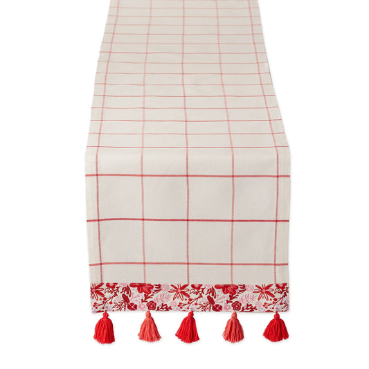 Darling Window Pane Valentine's Table Runner