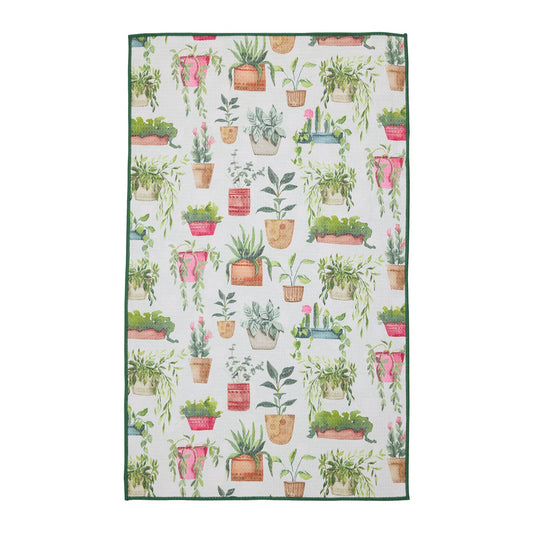 Potted Plants Dishtowel