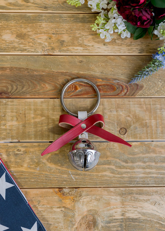 Red & White Bell Strap