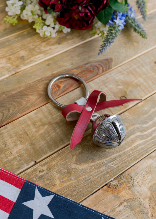 Red & White Bell Strap