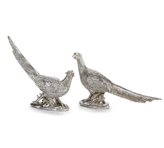 Silver Sculpted Pheasant, Assorted