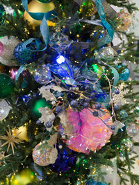 Aurora Borealis Pre-Decorated Christmas Tree