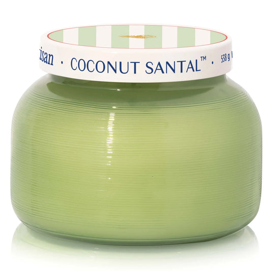 Coconut Santal Capri Blue Jar Petite Candle