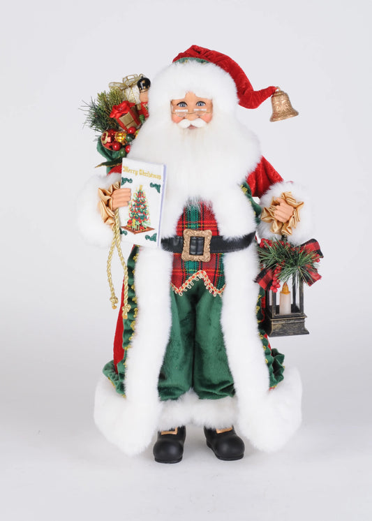 Lighted Christmas Stories Santa Small - Karen Didion