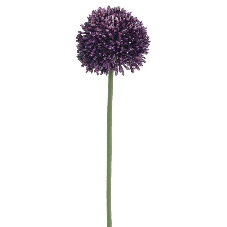 17" Violet Allium Spray