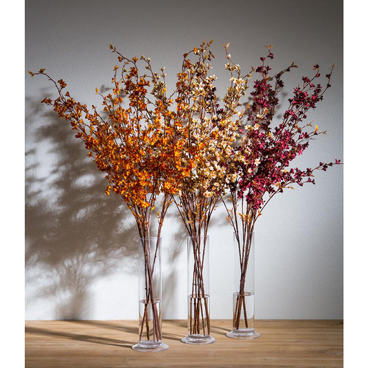 38" Fall Blossom Spray, Ivory