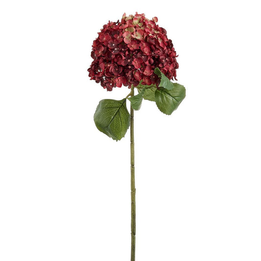 34" Burgundy Hydrangea Cone Spray