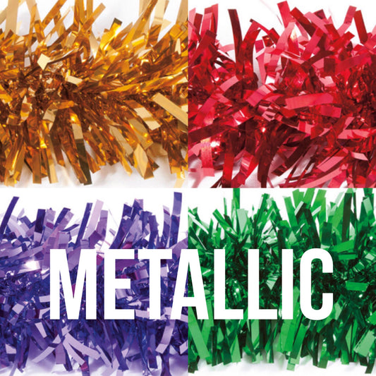 4" X 25' Metallic Festooning / Garland for Parade Float
