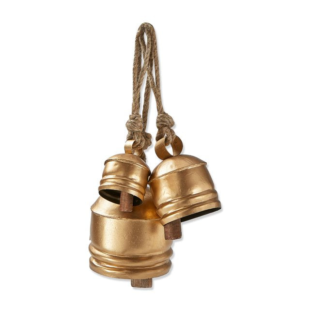 Gold Metal Bell Cluster Hanging Decor