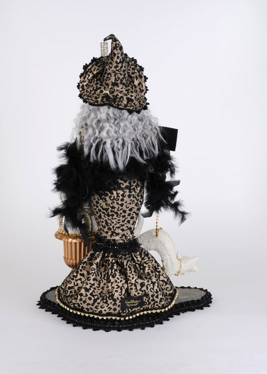 Lighted Fabulously Wicked Leopard Witch - Karen Didion