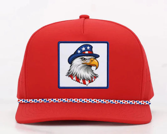 Red Eagle Patch Hat