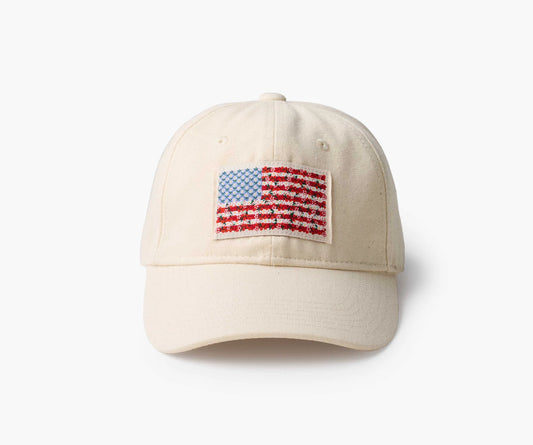 Americana Baseball Cream Hat