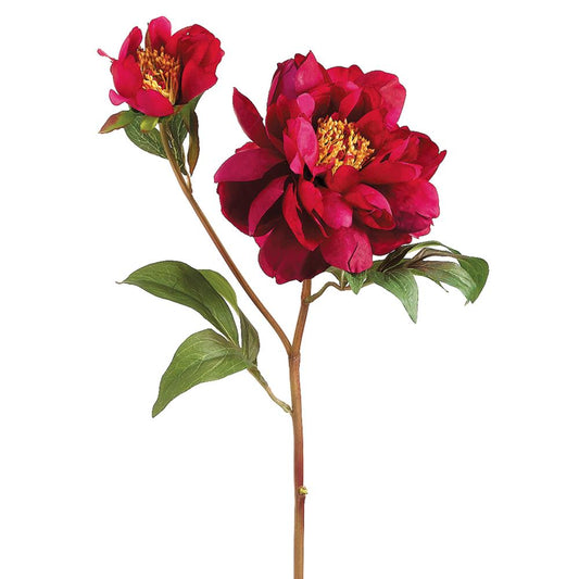 22.5" Vintage Peony Spray Beauty