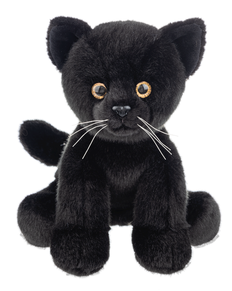 Stuffed best sale black cat