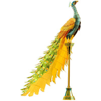 Peacock 3D Metal Model