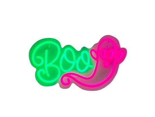 13.8" Boo Neon Lighted Sign