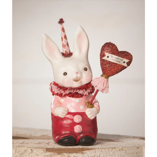 Valentine Snuggle Bunny with Heart