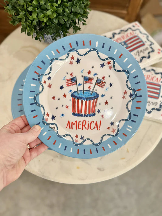 Celebrate America Melamine Plate