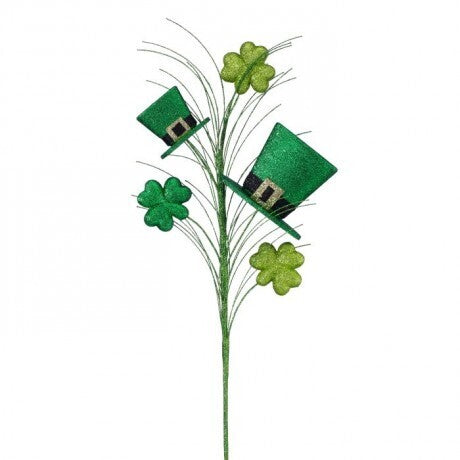 26" St Patty's Day Spray With Hats