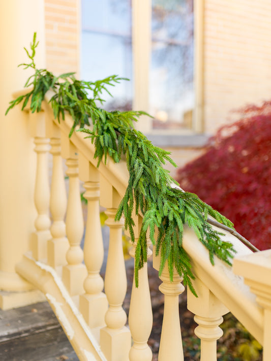 60" Green Real Touch Norfolk Pine Garland