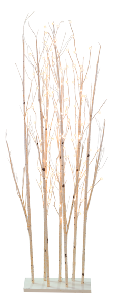Pre-Lit Birch Twig Trees – Modern Display