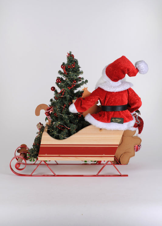 Lighted Gingerbread Bakery Sleigh, Karen Didion