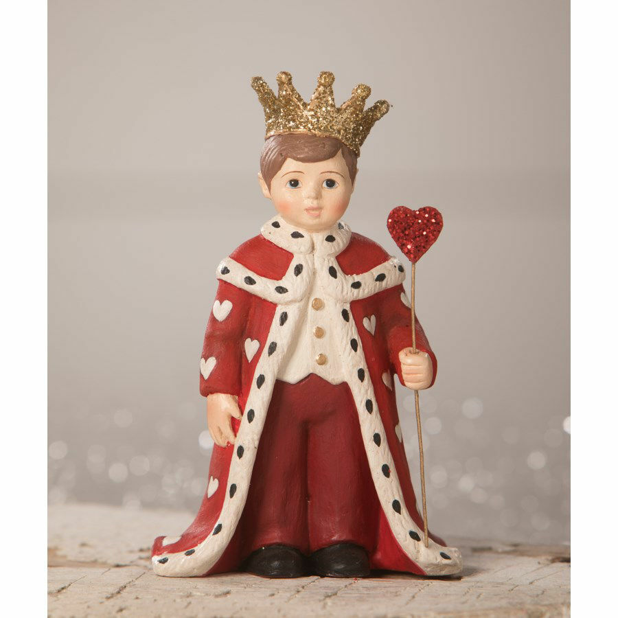 King of Hearts Boy Valentine's Figurine
