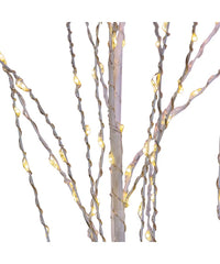 4' Pre-Lit Fairy Cluster LED Dark Brown Twig Tree