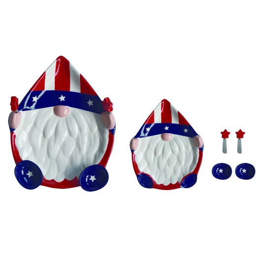 Uncle Sam Chip & Dip Set of 5