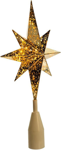 Gold Betlehem Star Christmas Tree Topper