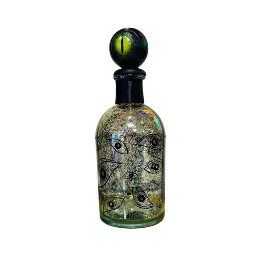 Cat Eye Potion Glass Bottle Halloween Decor