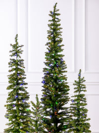 Alpine Downswept Color Change Christmas Tree with 3mm LED