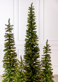Alpine Downswept Color Change Christmas Tree with 3mm LED