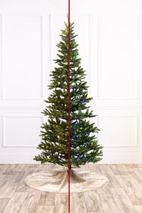 Aspen Slender Pine Color-Change Christmas Tree with 3mm LED