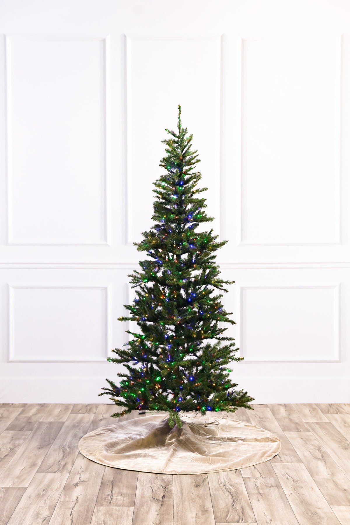 Aspen Slender Pine Color-Change Christmas Tree with 3mm LED