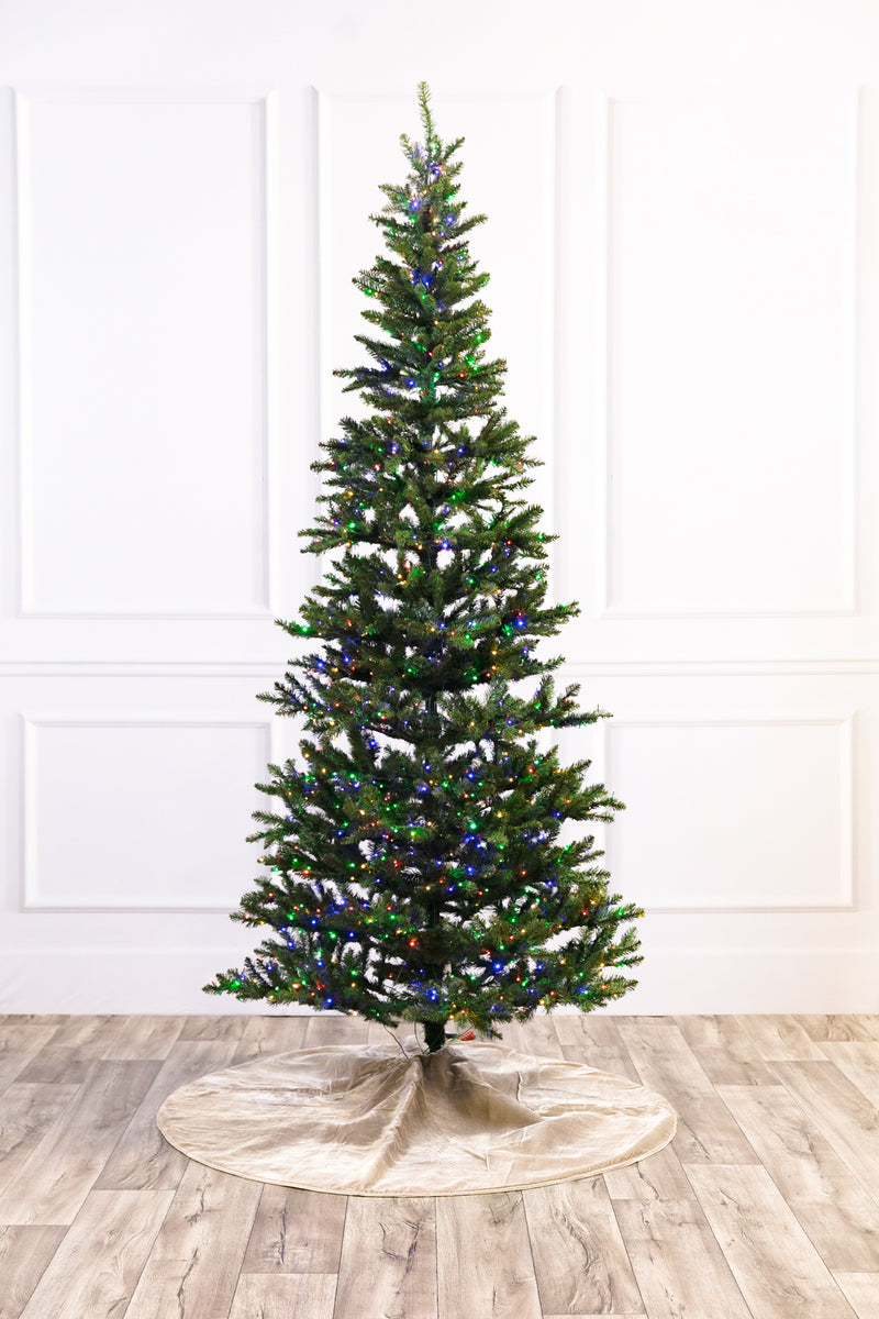 Aspen Slender Pine Color Change Christmas Tree with 3mm LED