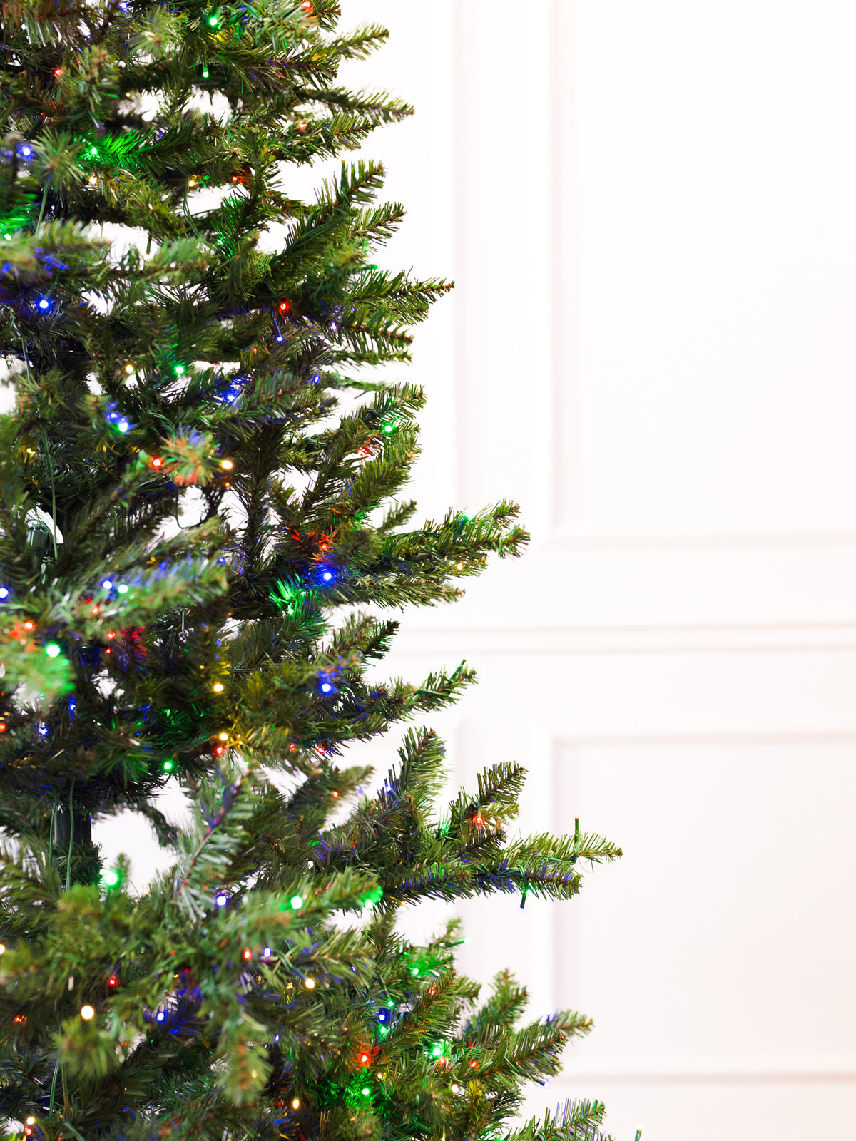 Aspen Slender Pine Color-Change Christmas Tree with 3mm LED