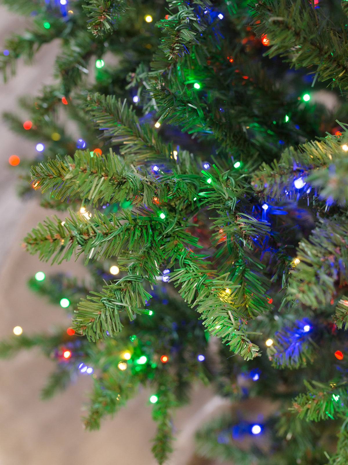 Aspen Slender Pine Color Change Christmas Tree with 3mm LED